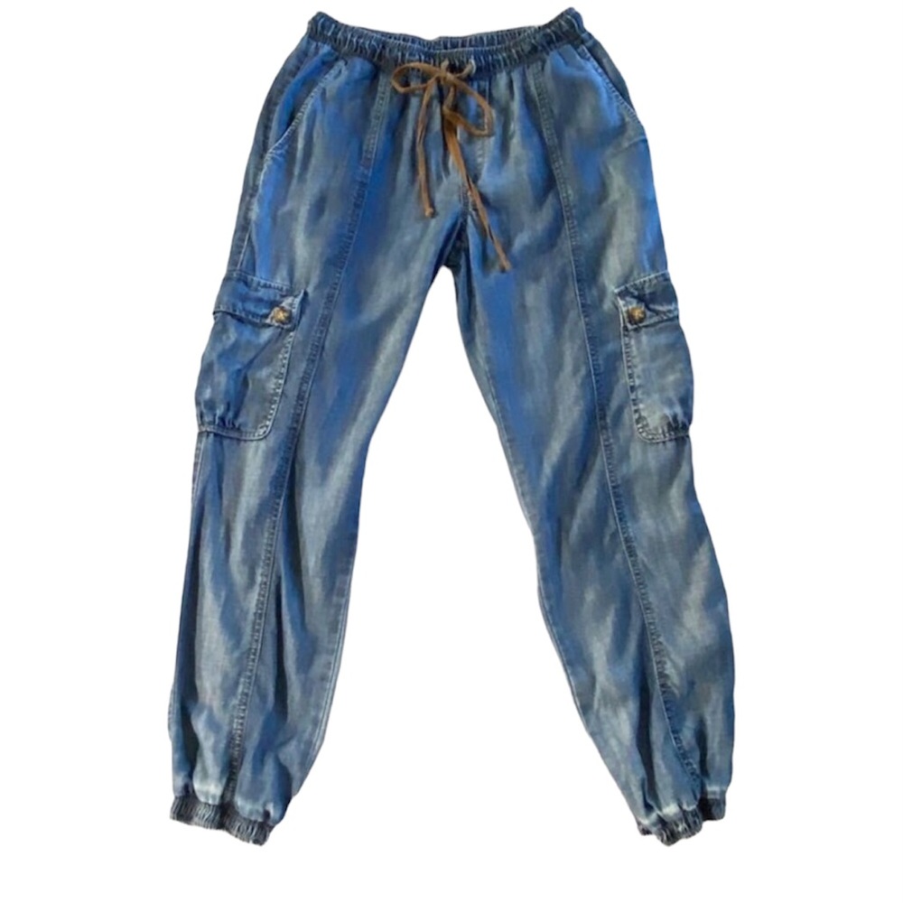 BELLA DAHL TENCEL LIGHTWEIGHT BLUE JOGGER